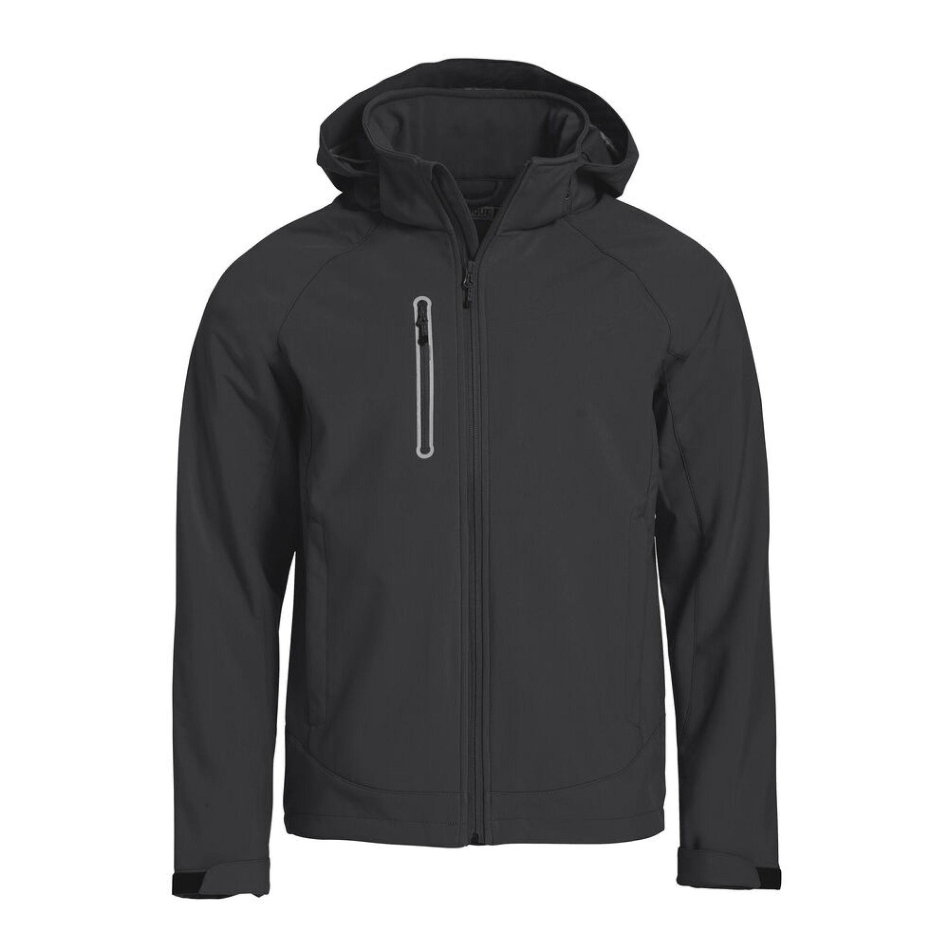 Dark Grey - Back - Clique Mens Milford Soft Shell Jacket