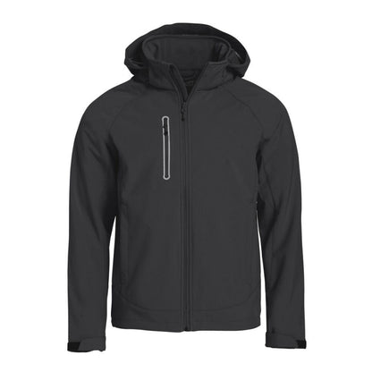 Dark Grey - Back - Clique Mens Milford Soft Shell Jacket