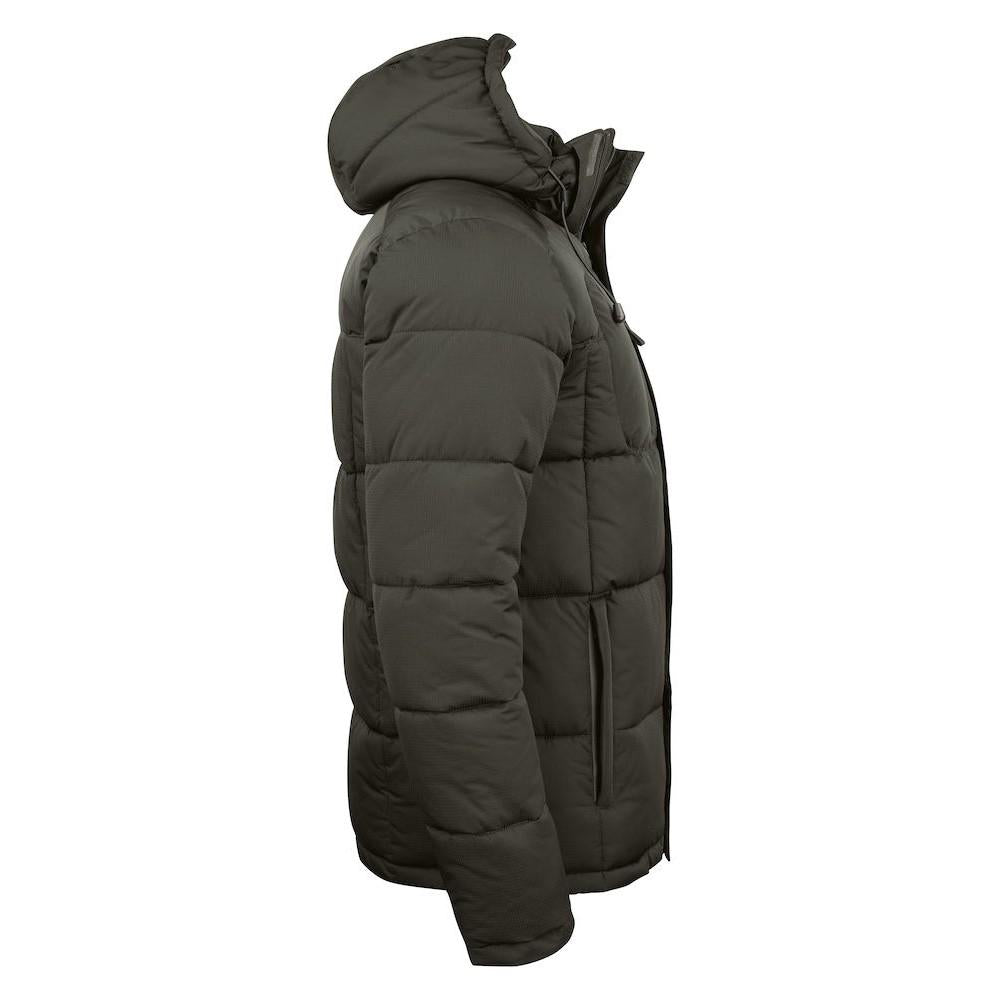 Dark Grey - Back - Clique Mens Colorado Padded Jacket
