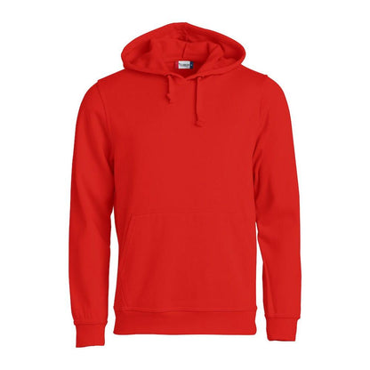 Red - Front - Clique Unisex Adult Basic Hoodie
