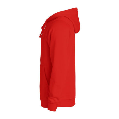 Red - Side - Clique Unisex Adult Basic Hoodie