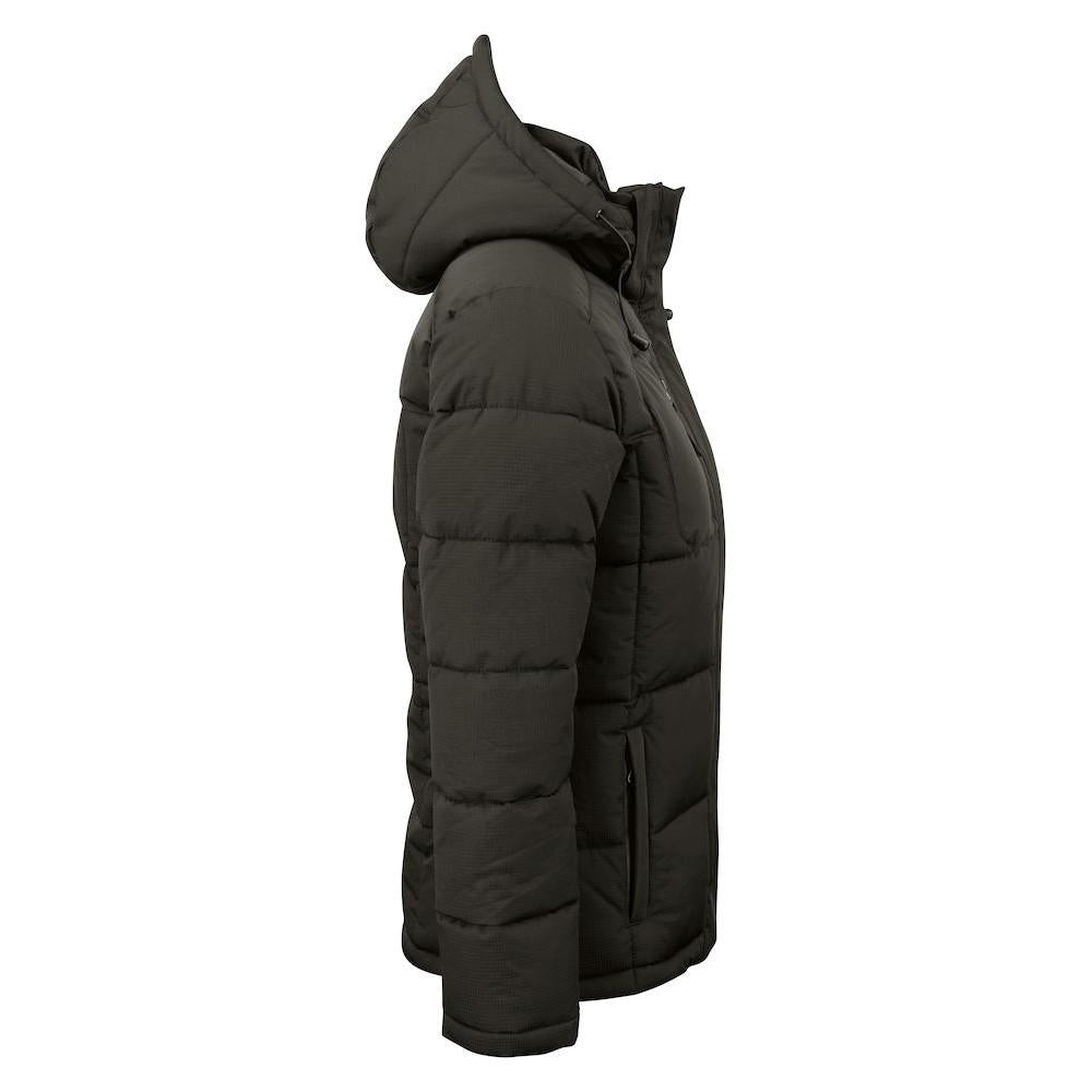 Dark Grey - Back - Clique Womens-Ladies Colorado Padded Jacket