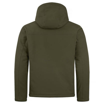 Fog Green - Back - Clique Mens Padded Soft Shell Jacket