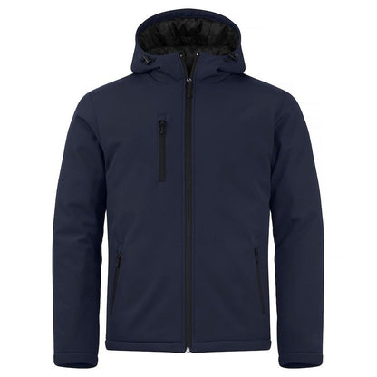 Dark Navy - Front - Clique Mens Padded Soft Shell Jacket
