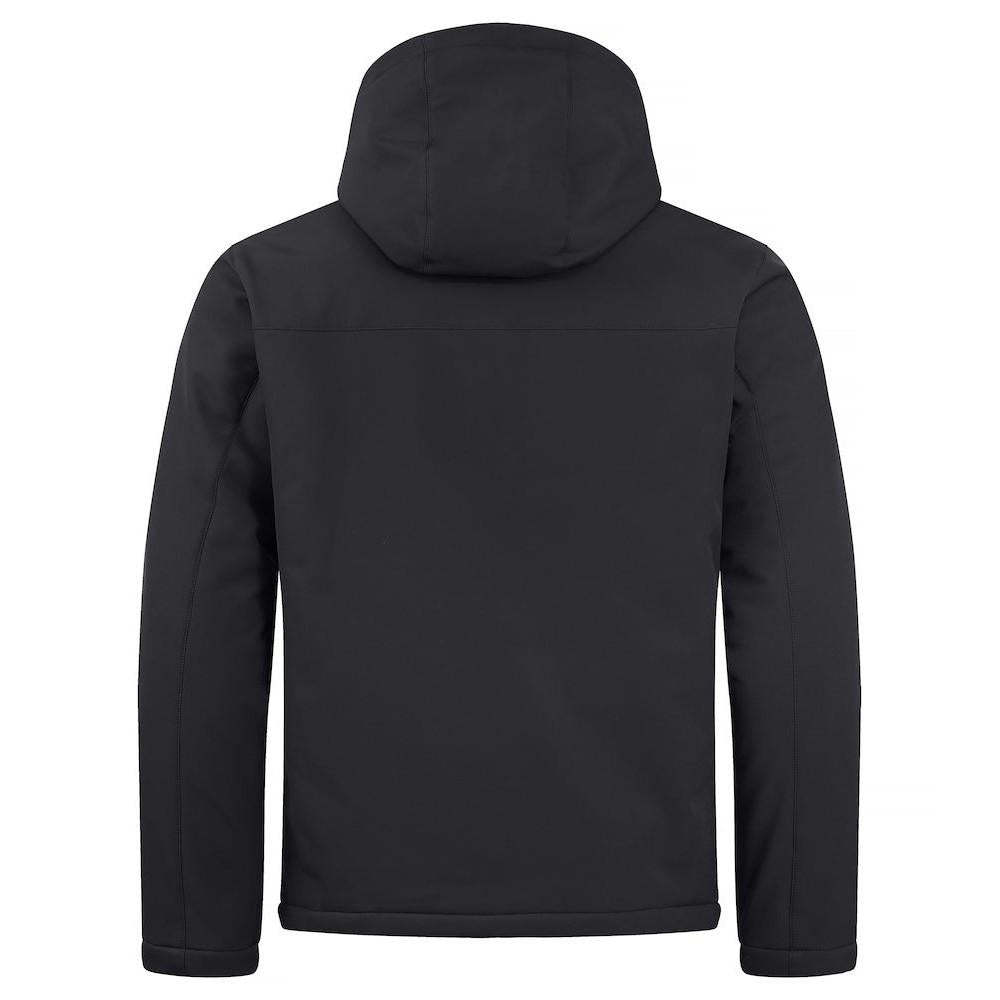 Black - Back - Clique Mens Padded Soft Shell Jacket