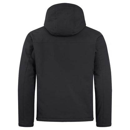 Black - Back - Clique Mens Padded Soft Shell Jacket