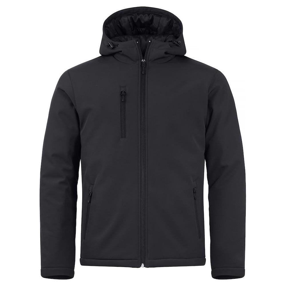 Black - Front - Clique Mens Padded Soft Shell Jacket
