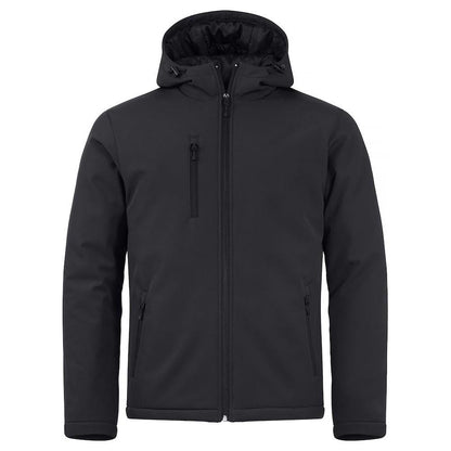 Black - Front - Clique Mens Padded Soft Shell Jacket