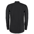 Black - Back - Kustom Kit Mens Workforce Long Sleeve Shirt