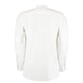 White - Back - Kustom Kit Mens Workforce Long Sleeve Shirt