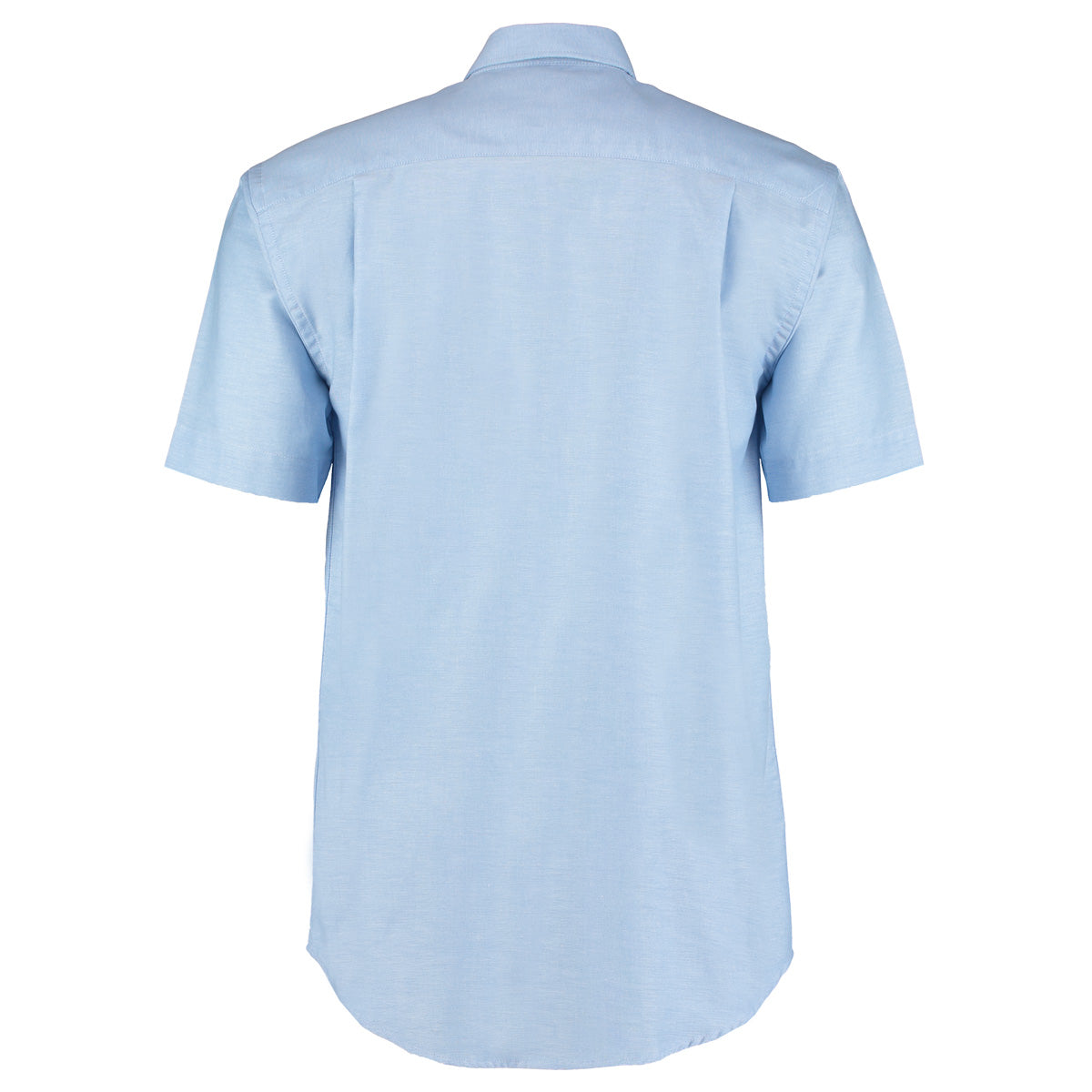 Light Blue - Back - Kustom Kit Mens Workwear Oxford Short Sleeve Shirt