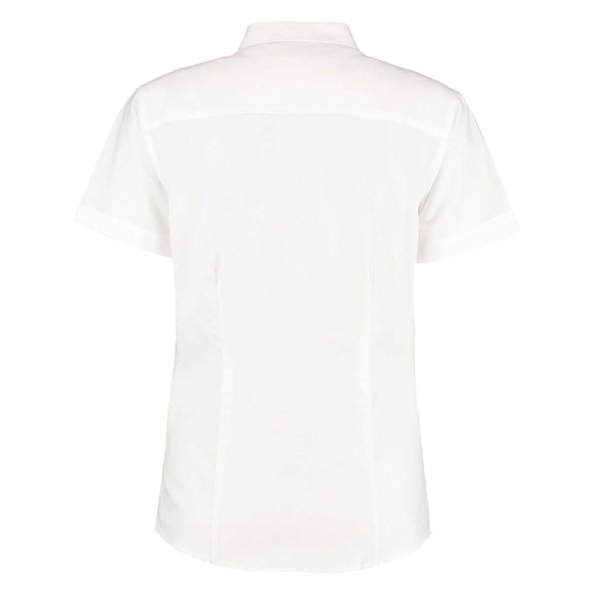 White - Back - Kustom Kit Ladies Workwear Oxford Short Sleeve Shirt