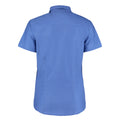 Italian Blue - Back - Kustom Kit Ladies Workwear Oxford Short Sleeve Shirt
