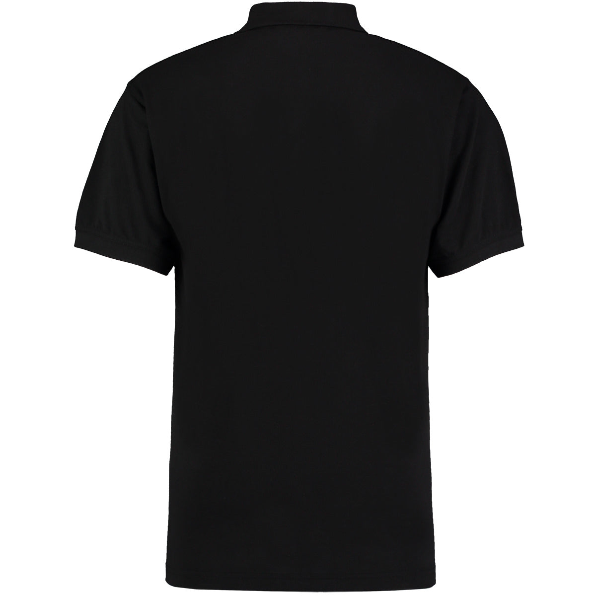 Black - Back - Kustom Kit Workwear Mens Short Sleeve Polo Shirt