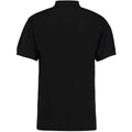Black - Back - Kustom Kit Workwear Mens Short Sleeve Polo Shirt