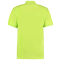 Lime - Back - Kustom Kit Workwear Mens Short Sleeve Polo Shirt