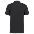 Charcoal - Back - Kustom Kit Workwear Mens Short Sleeve Polo Shirt