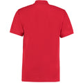 Red - Side - Kustom Kit Workwear Mens Short Sleeve Polo Shirt