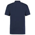 Navy Blue - Side - Kustom Kit Workwear Mens Short Sleeve Polo Shirt