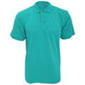 Turquoise - Front - Kustom Kit Workwear Mens Short Sleeve Polo Shirt