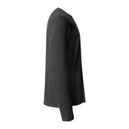 Black - Lifestyle - Clique Mens Basic Long-Sleeved T-Shirt