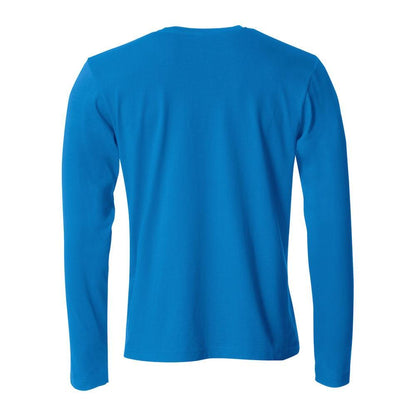 Royal Blue - Back - Clique Mens Basic Long-Sleeved T-Shirt