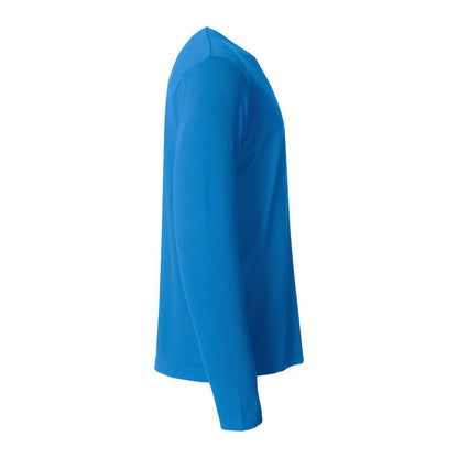 Royal Blue - Lifestyle - Clique Mens Basic Long-Sleeved T-Shirt