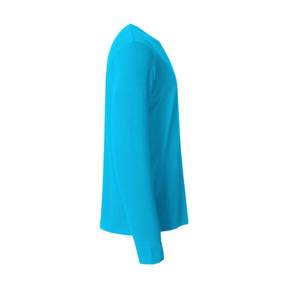 Turquoise - Lifestyle - Clique Mens Basic Long-Sleeved T-Shirt