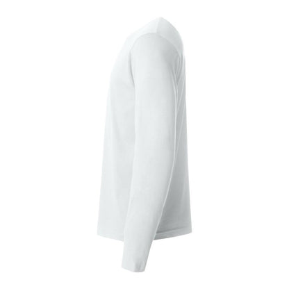 White - Side - Clique Mens Basic Long-Sleeved T-Shirt