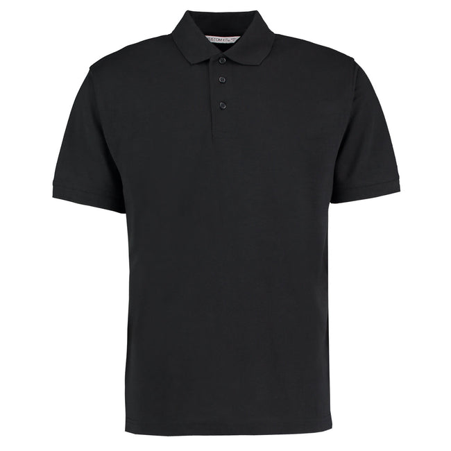 Black - Front - Kustom Kit Mens Klassic Superwash Short Sleeve Polo Shirt