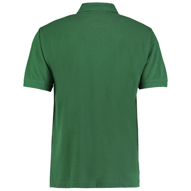 Bottle Green - Back - Kustom Kit Mens Klassic Superwash Short Sleeve Polo Shirt
