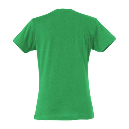 Apple Green - Back - Clique Womens-Ladies Plain T-Shirt
