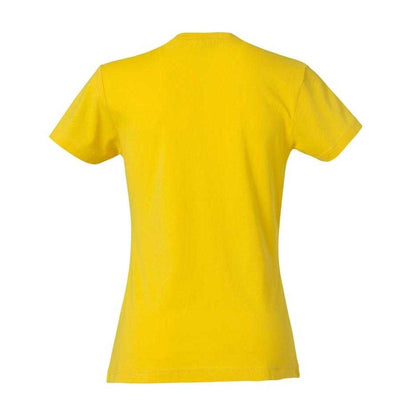 Lemon - Back - Clique Womens-Ladies Plain T-Shirt