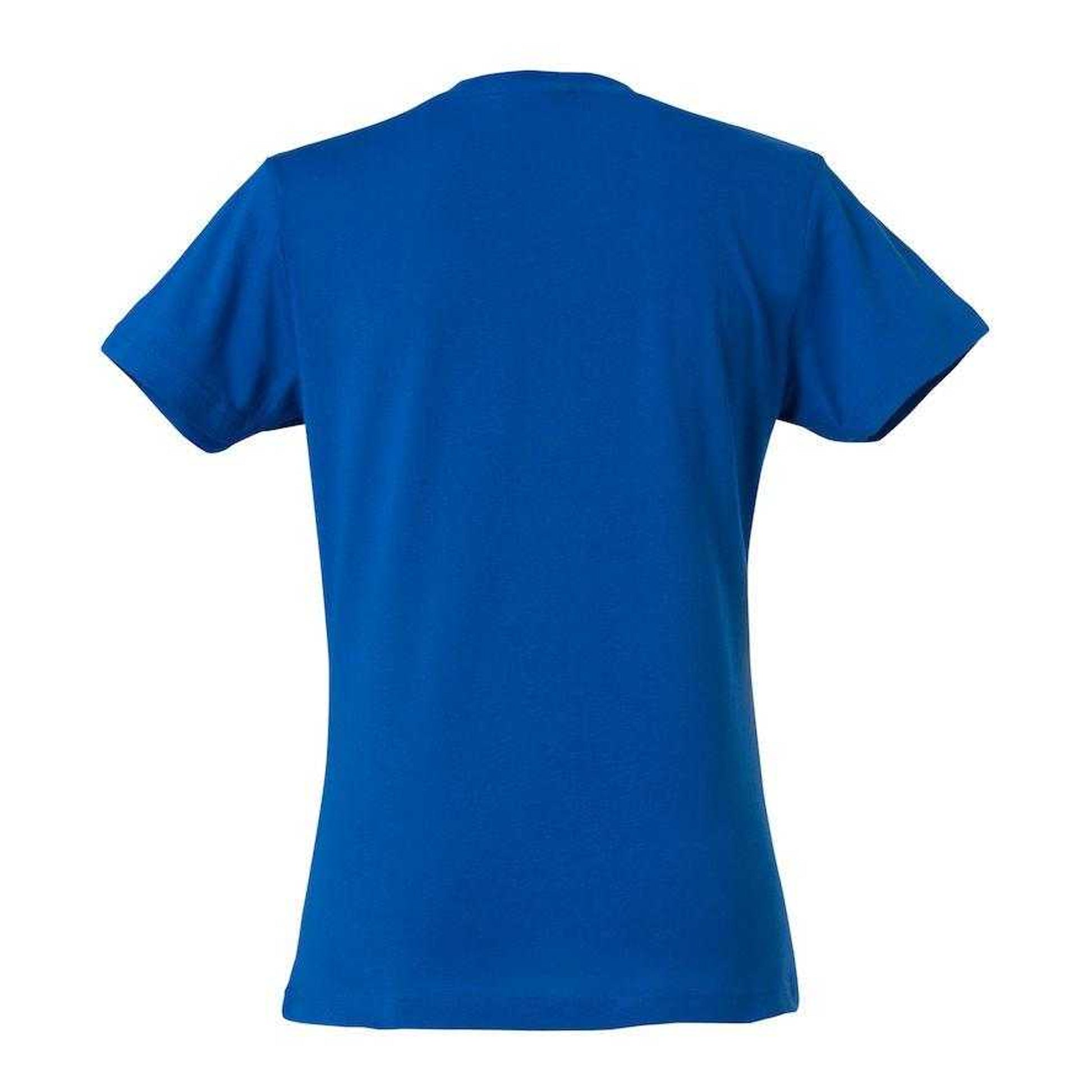 Royal Blue - Back - Clique Womens-Ladies Plain T-Shirt