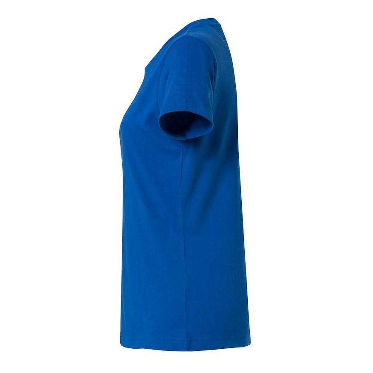 Royal Blue - Side - Clique Womens-Ladies Plain T-Shirt