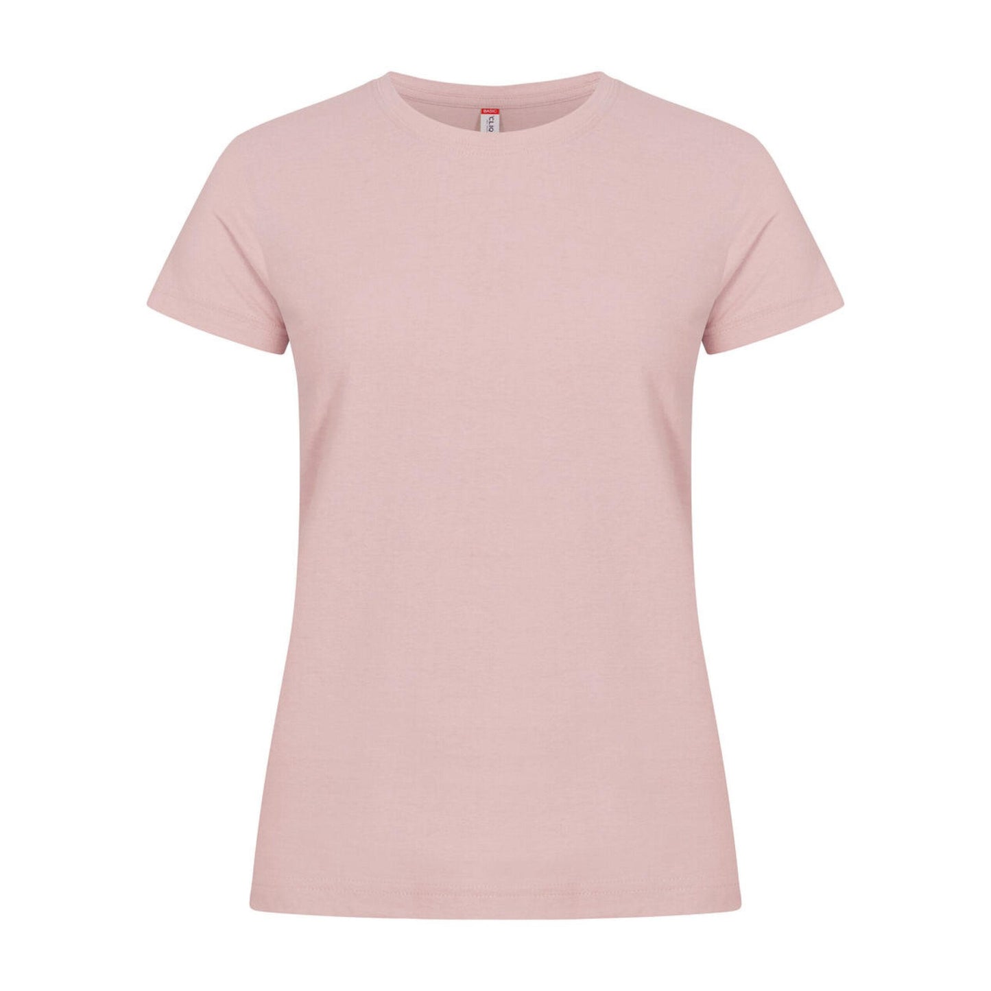 Candy Pink - Back - Clique Womens-Ladies Plain T-Shirt