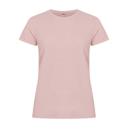 Candy Pink - Back - Clique Womens-Ladies Plain T-Shirt