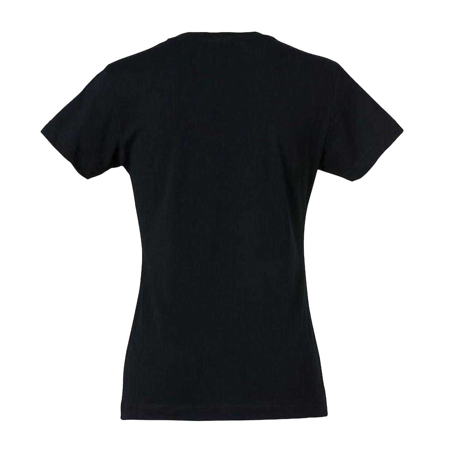 Black - Back - Clique Womens-Ladies Plain T-Shirt