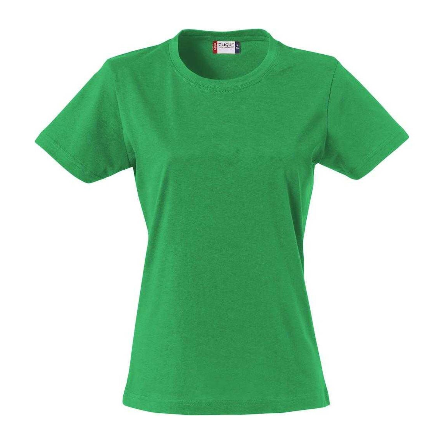 Apple Green - Front - Clique Womens-Ladies Plain T-Shirt