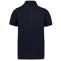 Navy Blue - Front - Kustom Kit Klassic Childrens Superwash 60 Polo Shirt