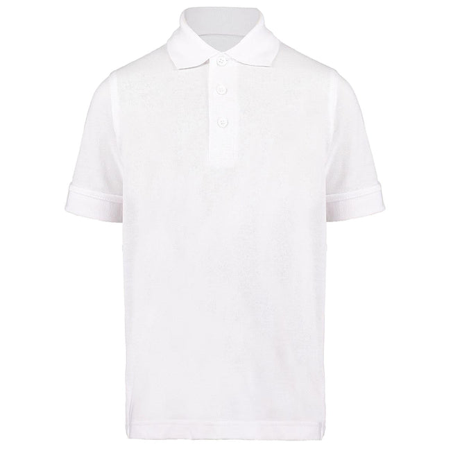 White - Front - Kustom Kit Klassic Childrens Superwash 60 Polo Shirt