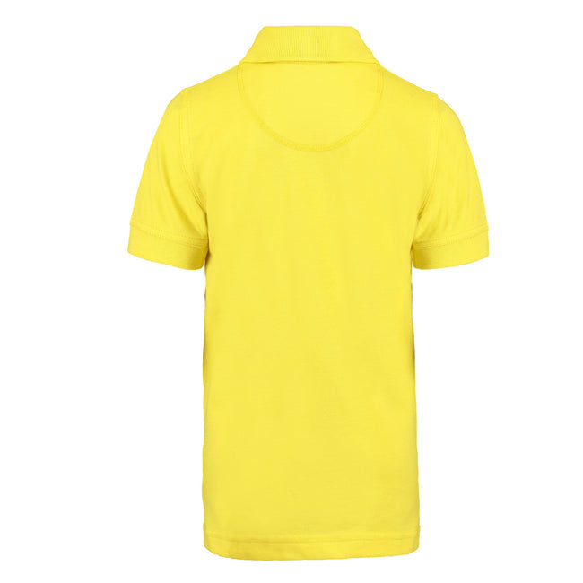 Canary - Back - Kustom Kit Klassic Childrens Superwash 60 Polo Shirt