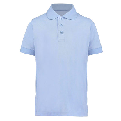Light Blue - Front - Kustom Kit Klassic Childrens Superwash 60 Polo Shirt