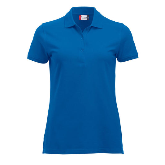Royal Blue - Front - Clique Womens-Ladies Classic Marion Short-Sleeved Polo Shirt