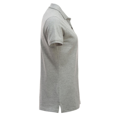 Grey Melange - Side - Clique Womens-Ladies Classic Marion Short-Sleeved Polo Shirt