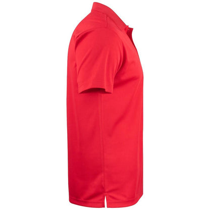 Red - Side - Clique Unisex Adult Basic Active Polo Shirt