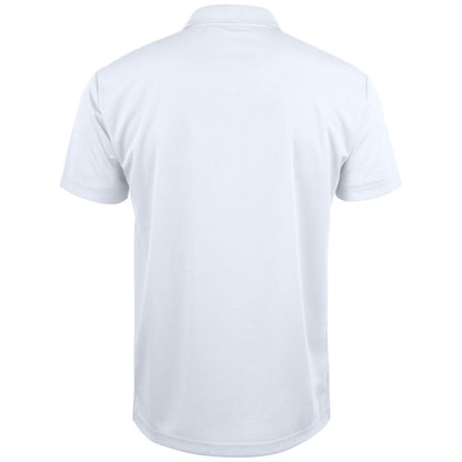 White - Back - Clique Unisex Adult Basic Active Polo Shirt