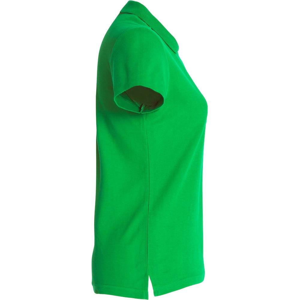 Apple Green - Back - Clique Womens-Ladies Plain Polo Shirt