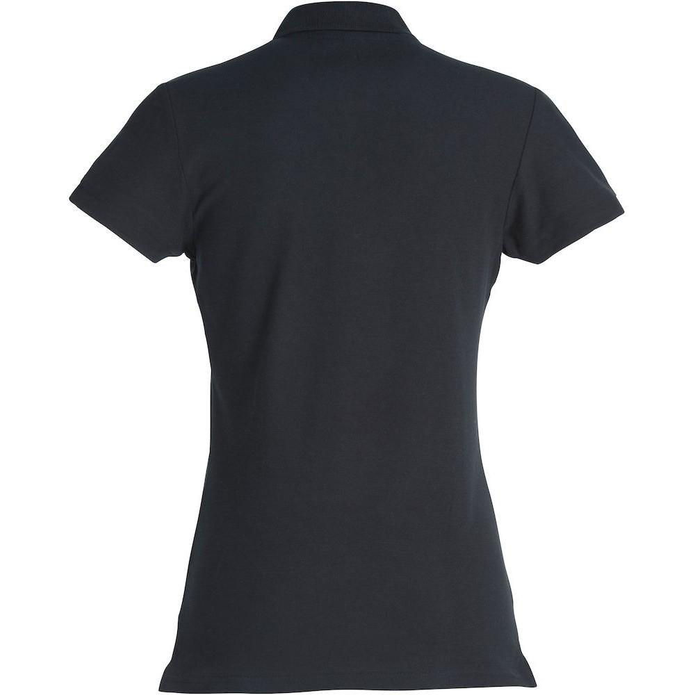 Black - Lifestyle - Clique Womens-Ladies Plain Polo Shirt