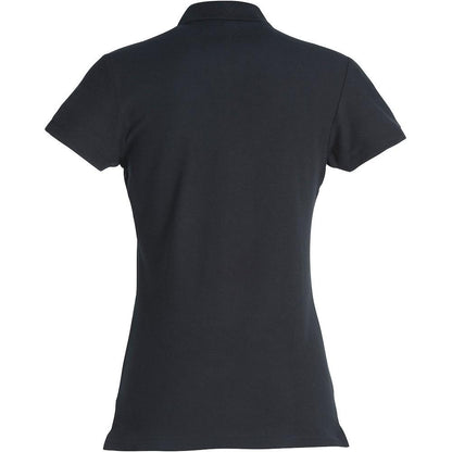 Black - Lifestyle - Clique Womens-Ladies Plain Polo Shirt